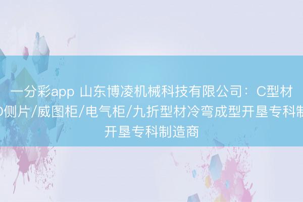 一分彩app 山东博凌机械科技有限公司：C型材/GGD侧片/威图柜/电气柜/九折型材冷弯成型开垦专科制造商